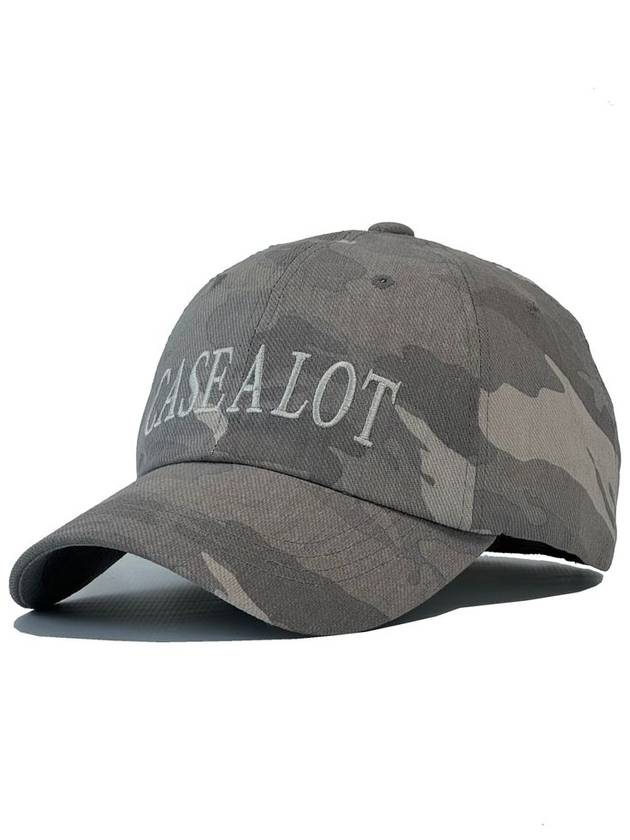 Logo camo ball cap gray - CASEALOT - BALAAN 4