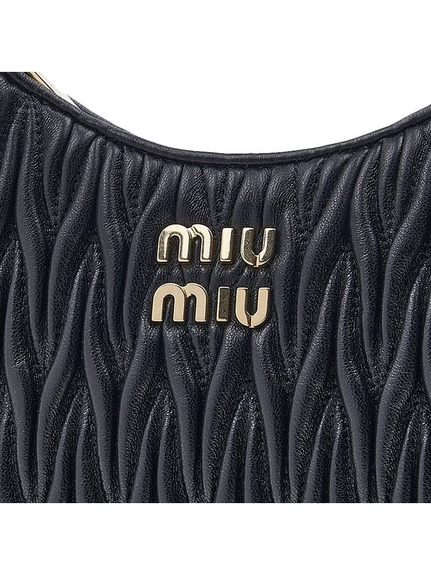 Matelasse Nappa Leather Shoulder Bag Black - MIU MIU - BALAAN 7