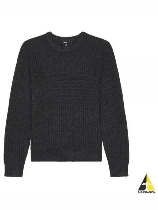 Lamar Wool Crewneck Knit Top Grey - THEORY - BALAAN 2