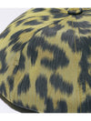 Leopard Men's Beret Yellow - DIOR - BALAAN 4