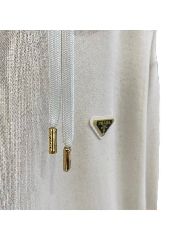 gold logo hooded sweatshirt UJL24B - PRADA - BALAAN 3