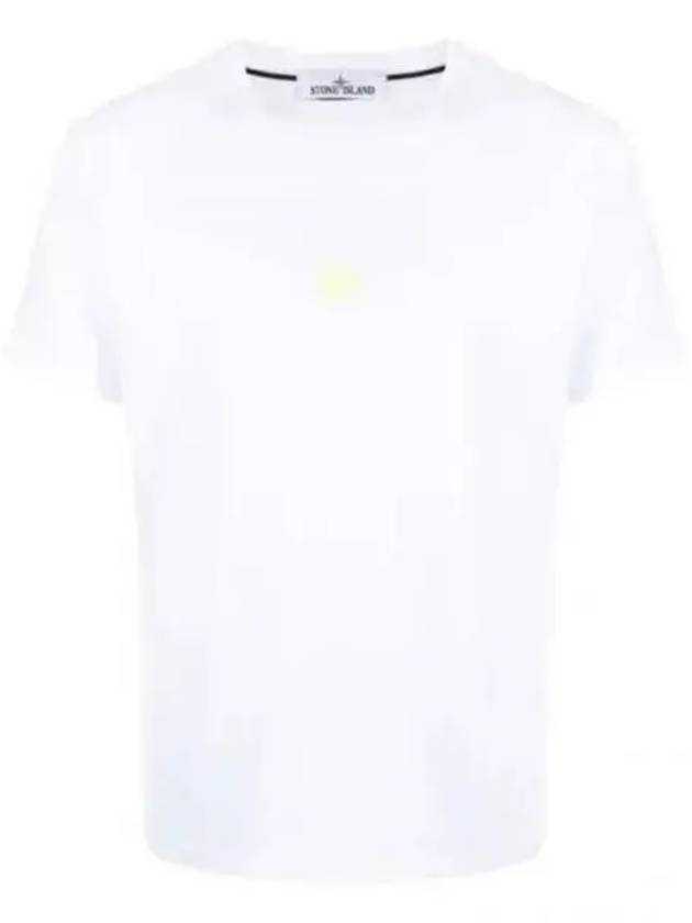 STONE ISLAND Men's Solar Eclipse Two Short Sleeve T-Shirt White 76152NS97 V0001 - STONE ISLAND - BALAAN