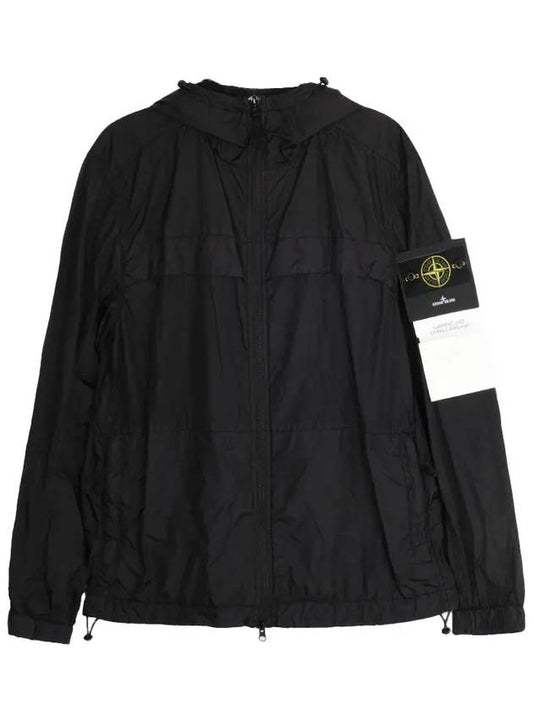 Garment Dyed Crinkle Reps R-Nylon Jacket Black - STONE ISLAND - BALAAN 2