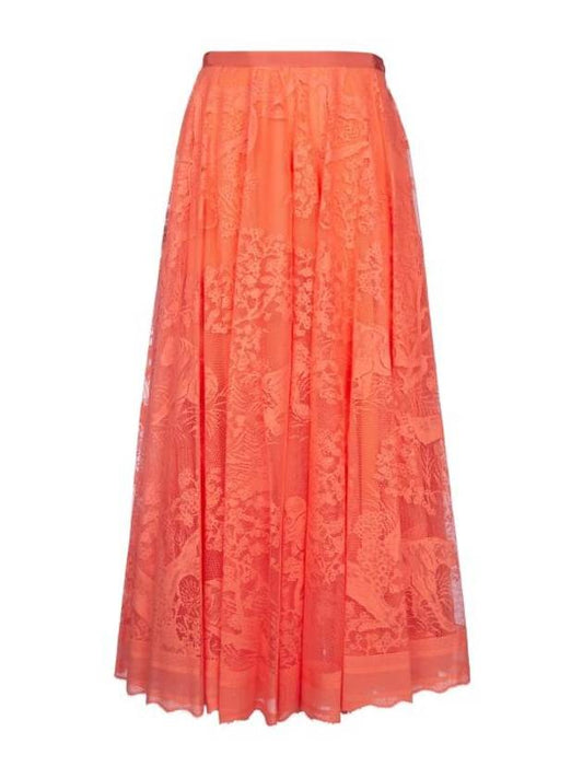 Christian Skirt 441J75A8986 2590 ORANGE - DIOR - BALAAN 1