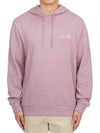 Logo Print Drawstring Hoodie Purple - A.P.C. - BALAAN 2