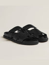 Domestic Men s Sandals Chypre Noir Black H222000ZH - HERMES - BALAAN 1