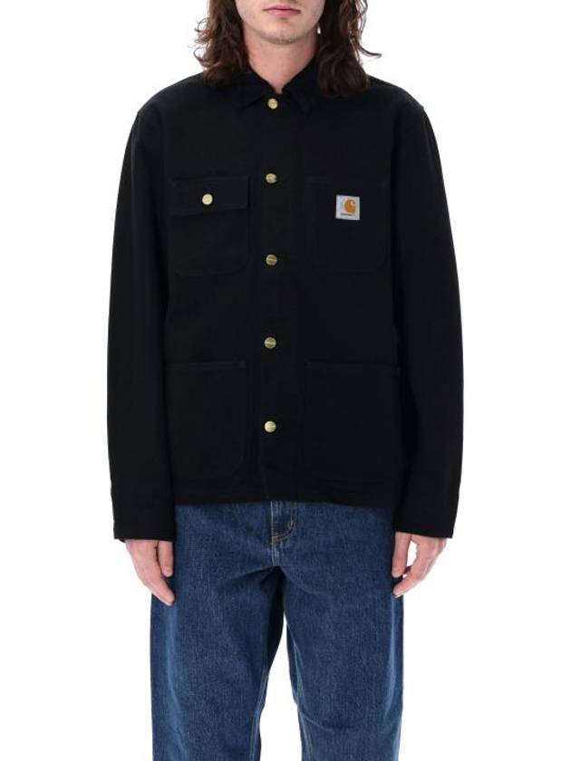 Dearborn Canvas Michigan Chore Shirt Jacket Black - CARHARTT WIP - BALAAN 2