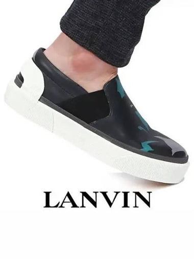 Camo pattern slip ons 270051 - LANVIN - BALAAN 1