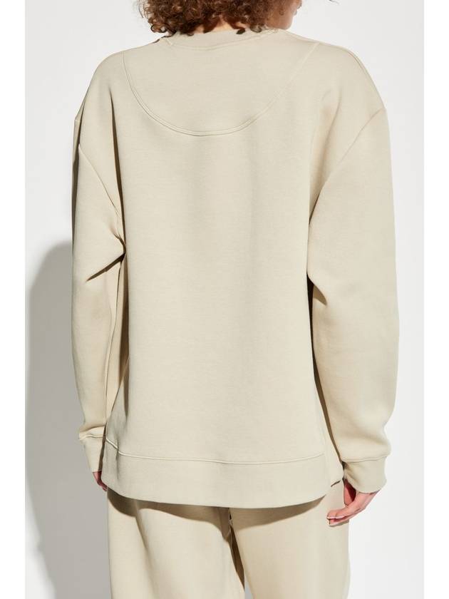 ADIDAS By Stella McCartney Sweatshirt With Printed Logo, Women's, Beige - ADIDAS - BALAAN 4