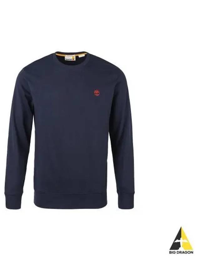 Oyster loopback sweatshirt navy TB0A276N4331 - TIMBERLAND - BALAAN 1