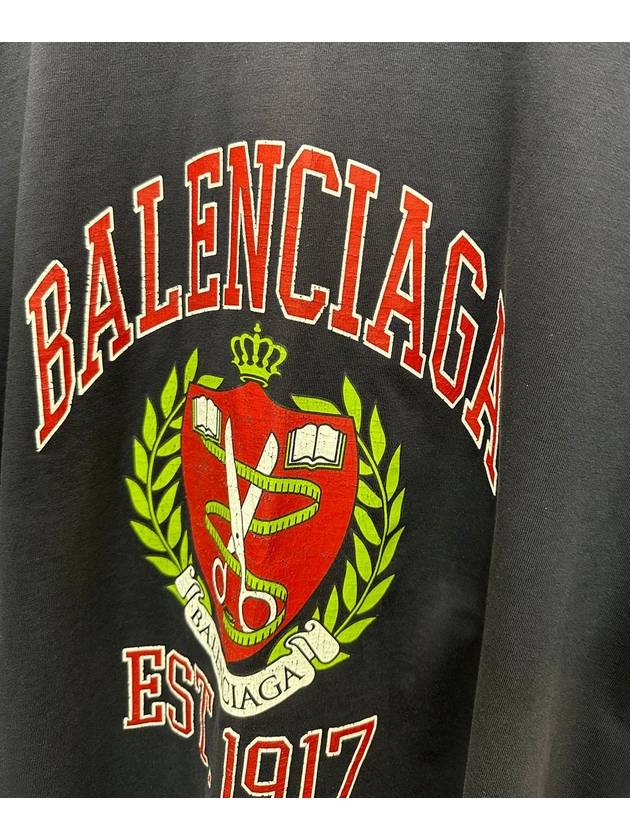 College logo short sleeve t shirt 1 - BALENCIAGA - BALAAN 5