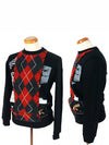 7300 657 001 Ranaul Argyle Knit Sweatshirt - GIVENCHY - BALAAN 1