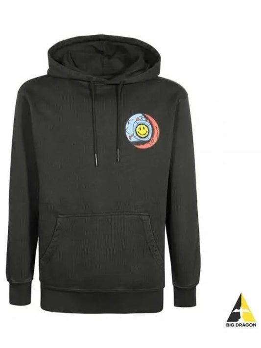 397000439 CHARCOAL Smiley Happiness Hoodie - MARKET - BALAAN 1