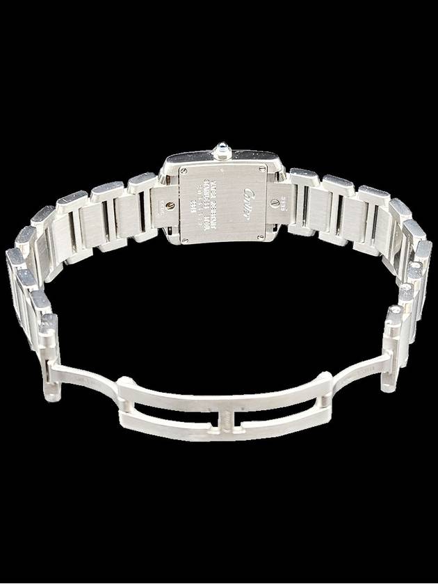 Cartier W51008Q3 Steel Quartz Tank Francaise Small Women s Watch - CARTIER - BALAAN 6