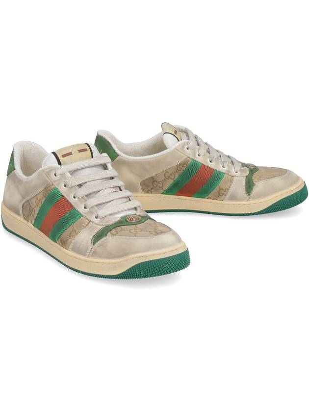 GG Screener Canvas Low-Top Sneakers - GUCCI - BALAAN 4