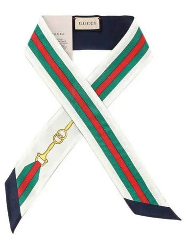 Women s Interlocking Horsebit Scarf 271952 - GUCCI - BALAAN 1