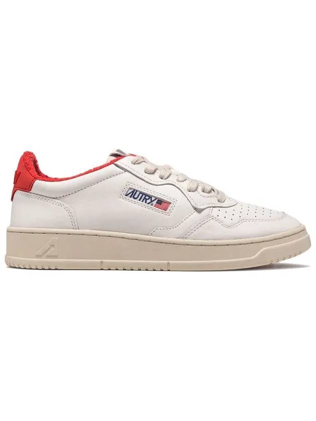 Medalist Red Tab Low Top Sneakers White - AUTRY - BALAAN 3