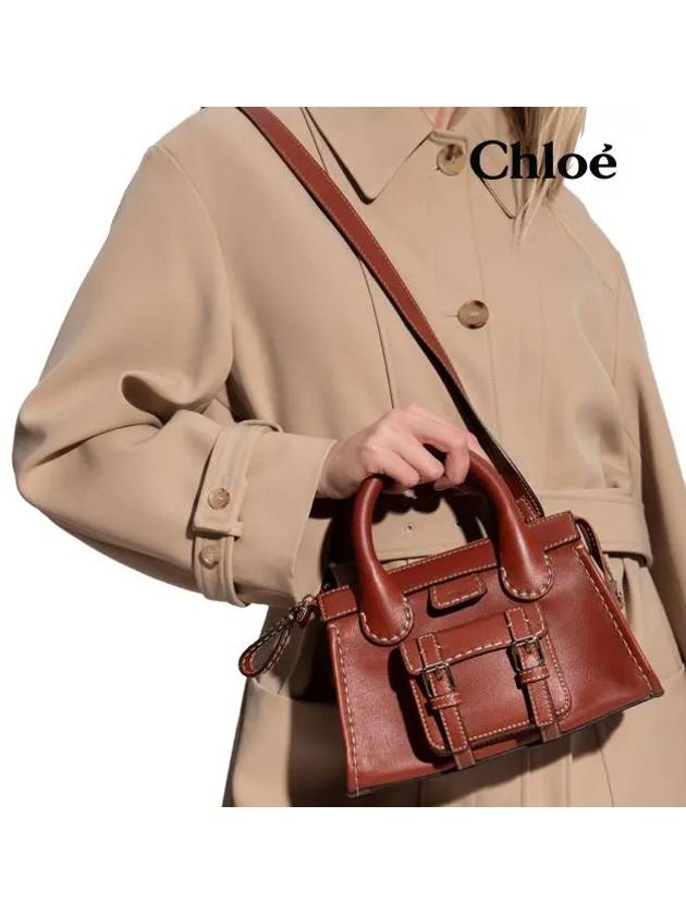 Edith Mini Shoulder Tote Bag Brown - CHLOE - BALAAN 9