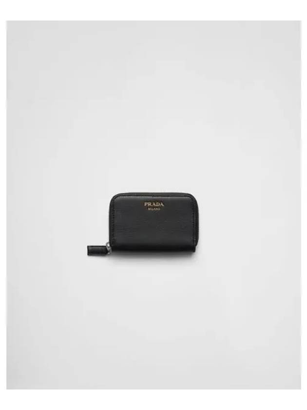 Leather coin purse black 267758 - PRADA - BALAAN 1