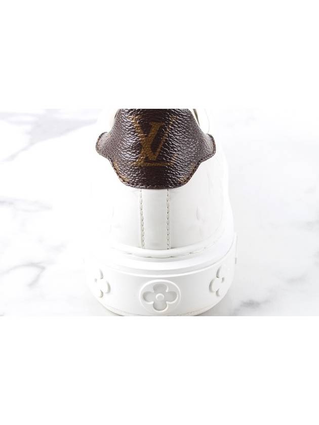 Monogram Time Out Sneakers White 37 5 235 - LOUIS VUITTON - BALAAN 8