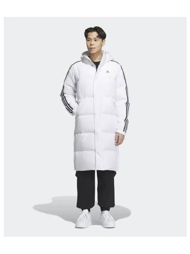 3S Long Down Padding Jacket White - ADIDAS - BALAAN 2