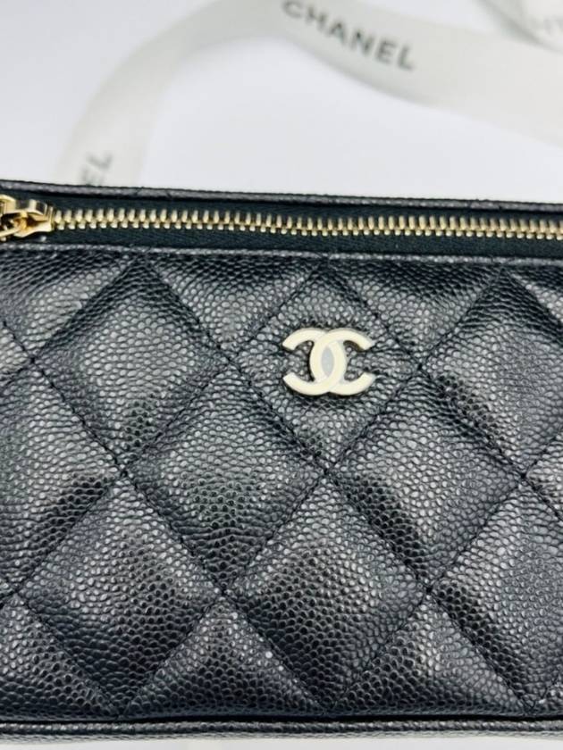 Classic Caviar Vanity Cross Bag Gold Plated Black - CHANEL - BALAAN 6