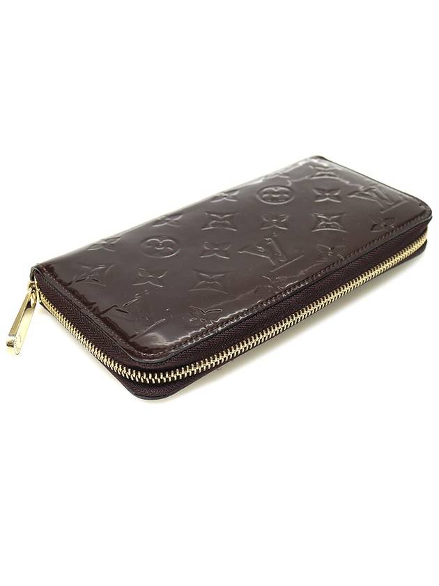 M93522 Monogram Vernis Amarante Zippy Wallet Long - LOUIS VUITTON - BALAAN 4