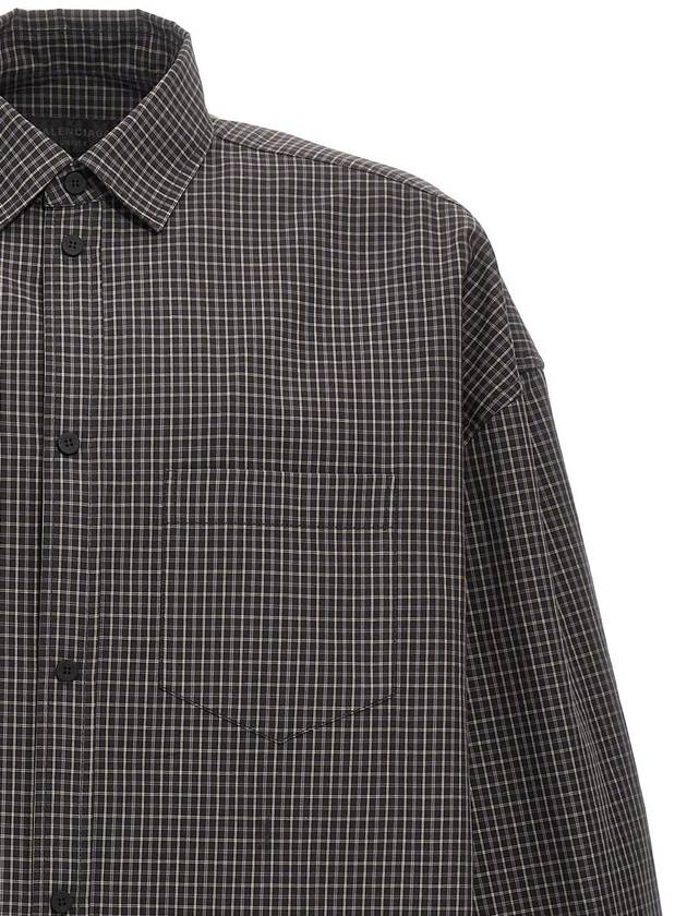 Balenciaga Checkered Overshirt - BALENCIAGA - BALAAN 3