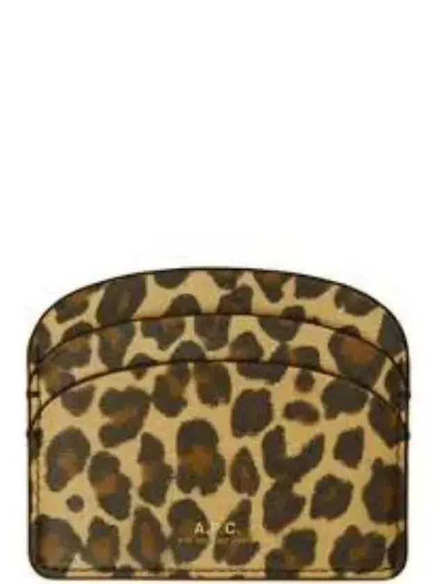 Demi Lune Card Wallet Leopard - A.P.C. - BALAAN 2