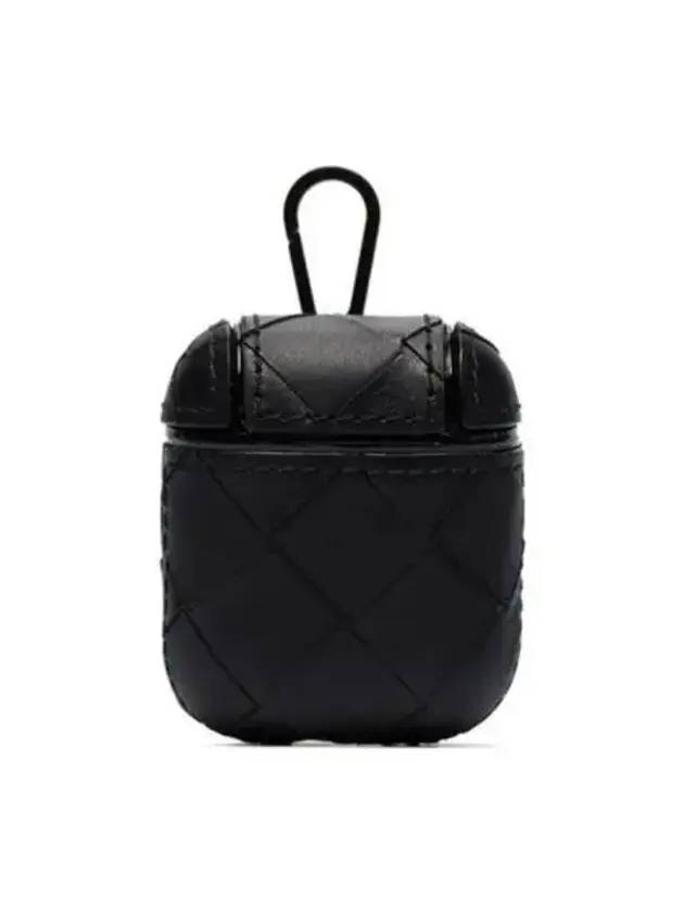 Intrecciato Airpod Case Black - BOTTEGA VENETA - BALAAN 1