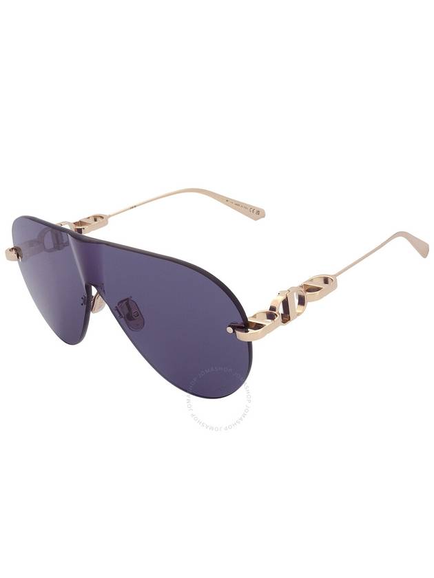 Dior CD CHAIN M2U Blue Shield Ladies Sunglasses CD40161U 10V 00 - DIOR - BALAAN 3