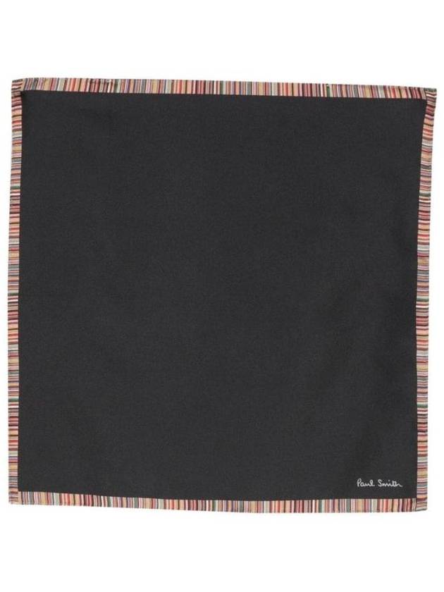 Striped Border Silk Scarf M1A160BM362 - PAUL SMITH - BALAAN 1