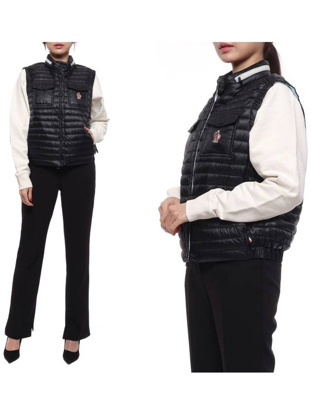 Gumiane Quilted Vest Black - MONCLER - BALAAN 2