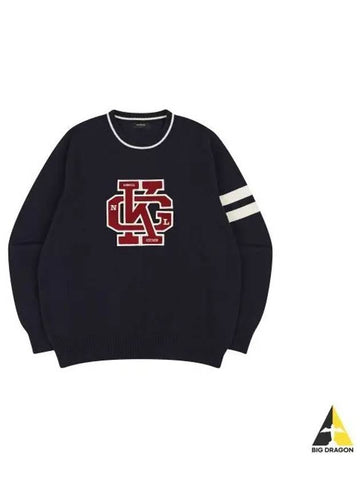 College Symbol Sweater 1888 Navy - KANGOL - BALAAN 1