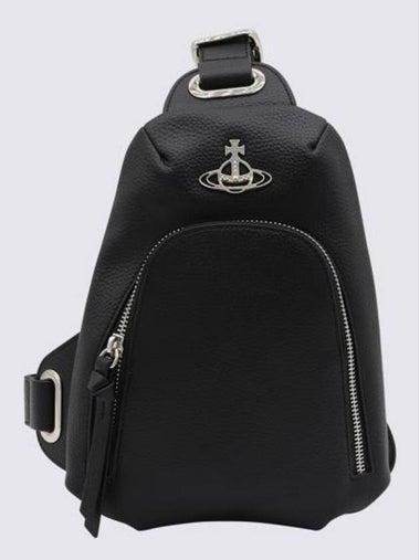 ORB Logo Sling Bag Black - VIVIENNE WESTWOOD - BALAAN 1