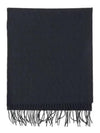 Toile Iconographe Wool Muffler Navy - VALENTINO - BALAAN 2