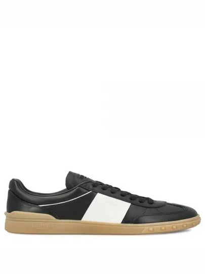 Color Block Low Top Sneakers Black - VALENTINO - BALAAN 2