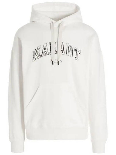 Miley Logo Print Hoodie White - ISABEL MARANT - BALAAN 2