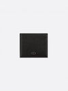 Grain Leather Signature Half Wallet Black - DIOR - BALAAN 2