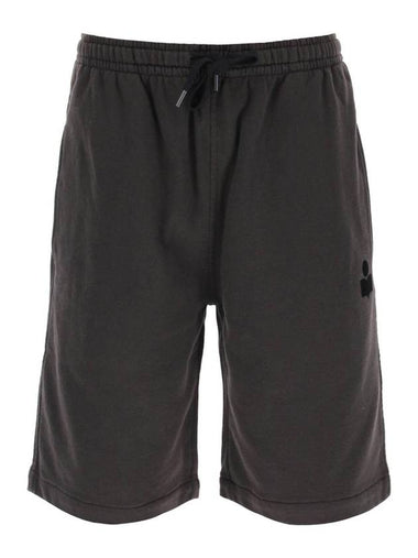 Mahalo Logo Patch Shorts Faded Black - ISABEL MARANT - BALAAN 1