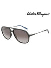 Eyewear Gradient Pilot Sunglasses Black - SALVATORE FERRAGAMO - BALAAN 3