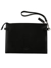 VLNT Logo Clutch Bag Black - VALENTINO - BALAAN 3