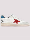 Ball Star Lace-up Leather Low Top Sneakers White - GOLDEN GOOSE - BALAAN 2