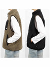 118528 F 1015 STONE Sherpa Reversible Vest - STUSSY - BALAAN 3