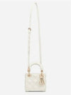 Micro Lady Cannage Lambskin Mini Bag Latte - DIOR - BALAAN 6