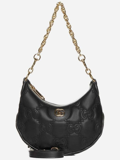 GG Matelasse Leather Mini Shoulder Bag Black - GUCCI - BALAAN 2