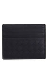 Intrecciato Weaving Card Wallet Navy - BOTTEGA VENETA - BALAAN 2