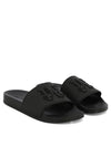 Logo Slippers Black - PALM ANGELS - BALAAN 3