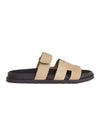 Chypre Suede Sandals Beige - HERMES - BALAAN.