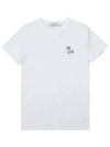 Dressed Fox Patch Classic Cotton Short Sleeve T-Shirt White - MAISON KITSUNE - BALAAN 2